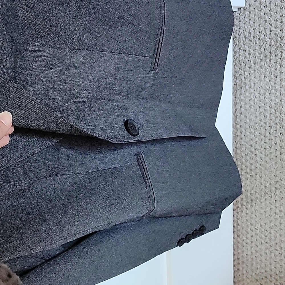 Express Women's Suit Jacket in Gray - size 4 - Picture 5 of 8